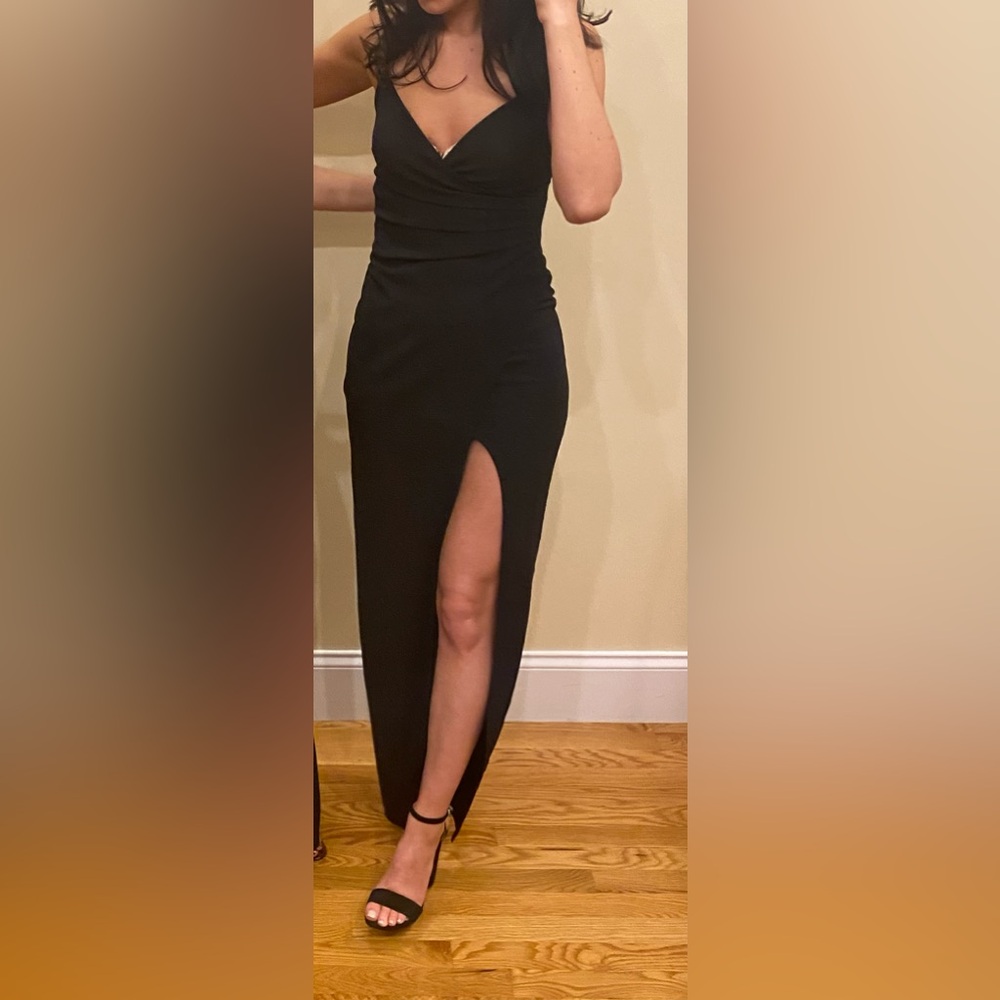 Emerald Sundae Black Maxi Dress